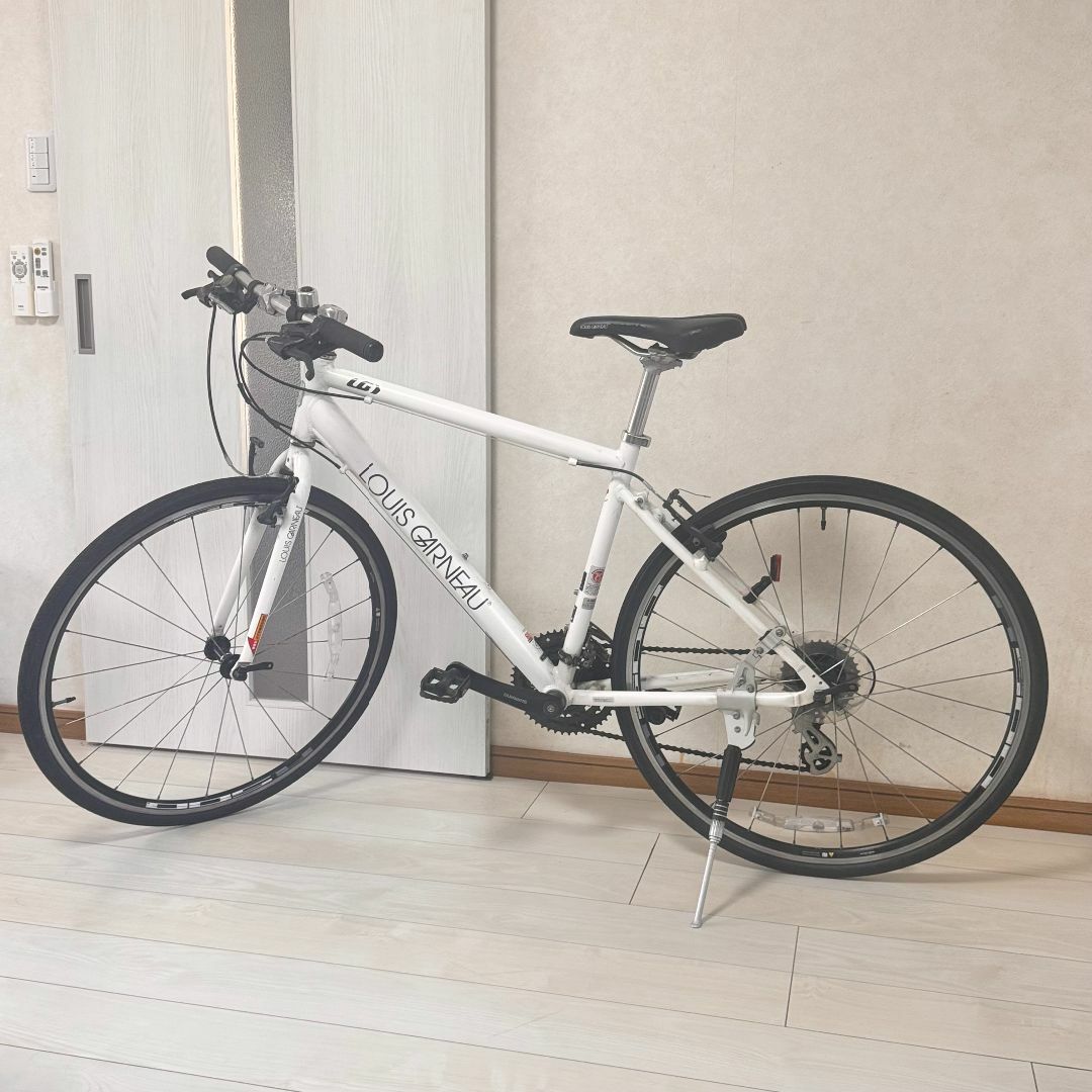 LOUIS GARNEAU - LOUIS GARNEAU ルイガノ クロスバイク白 アルミ LOUIS GARNEAU - LOUIS GARNEAU ルイガノ クロスバイク白 アルミ