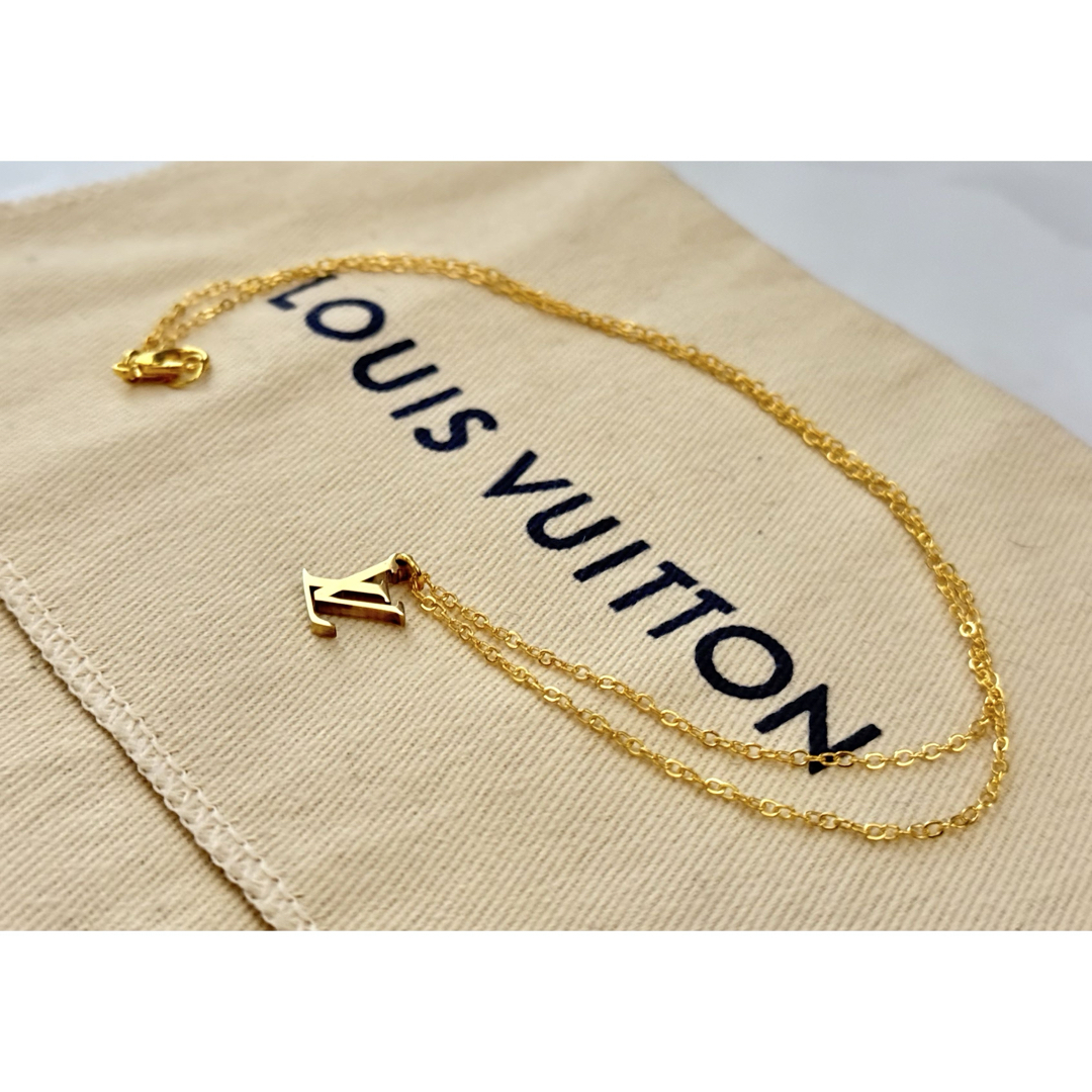 LOUIS VUITTON - 極美品‼️ louis vuitton LV ネックレス LOUIS VUITTON - 極美品‼️ louis vuitton LV ネックレス