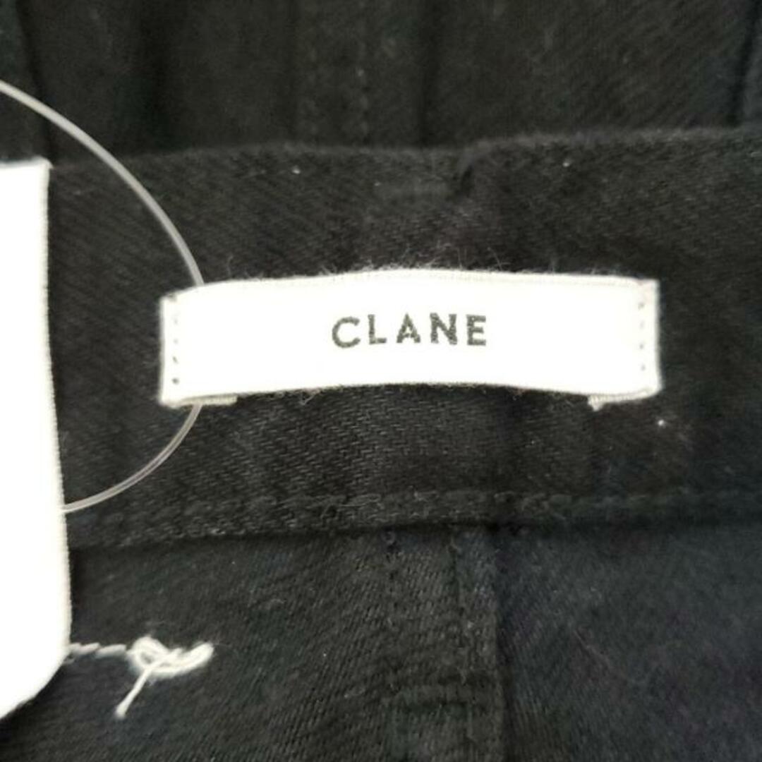 CLANE - CLANE(クラネ) パンツ サイズ0 XS レディース美品 - 黒 CLANE - CLANE(クラネ) パンツ サイズ0 XS レディース美品 - 黒