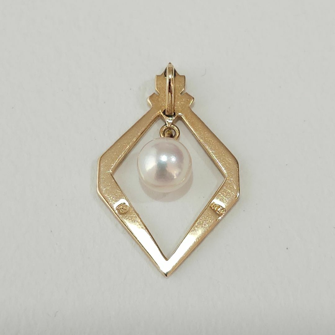 MIKIMOTO - 1328 ミキモトパールネックレストップK14YGイエロー MIKIMOTO - 1328 ミキモトパールネックレストップK14YGイエロー
