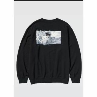ユニクロ(UNIQLO)の３L　新品　ドラゴンボール DAIMA ダイマ スウェット トレーナー 　黒(スウェット)