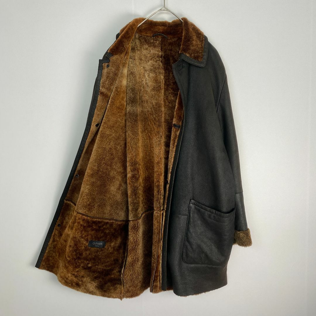 即納！最大半額！ VINTAGE - ヴィンテージ 毛皮コート ムートンコート 羊革 ジャケット・アウター