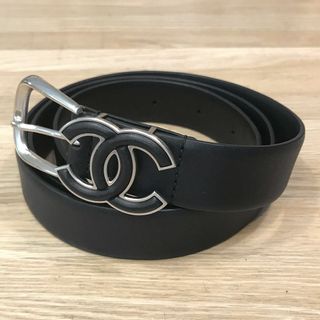 CHANEL - 美品✨ シャネル ココマーク ベルト ゴールド ブラック CHANEL - 美品✨ シャネル ココマーク ベルト ゴールド ブラック