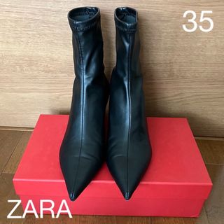 ZARA - ZARA♡ザラ♡大人気完売♡新品未使用♡レザーハイヒール ZARA - ZARA♡ザラ♡大人気完売♡新品未使用♡レザーハイヒール
