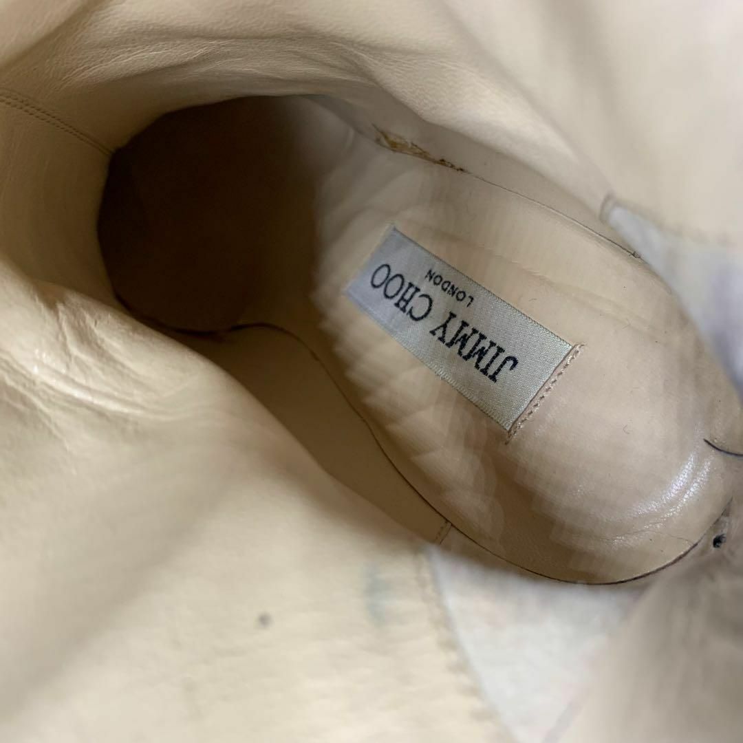 JIMMY CHOO - 極美品! ジミーチュウ ヒールブーツ 保存袋付き JIMMY CHOO - 極美品! ジミーチュウ ヒールブーツ 保存袋付き