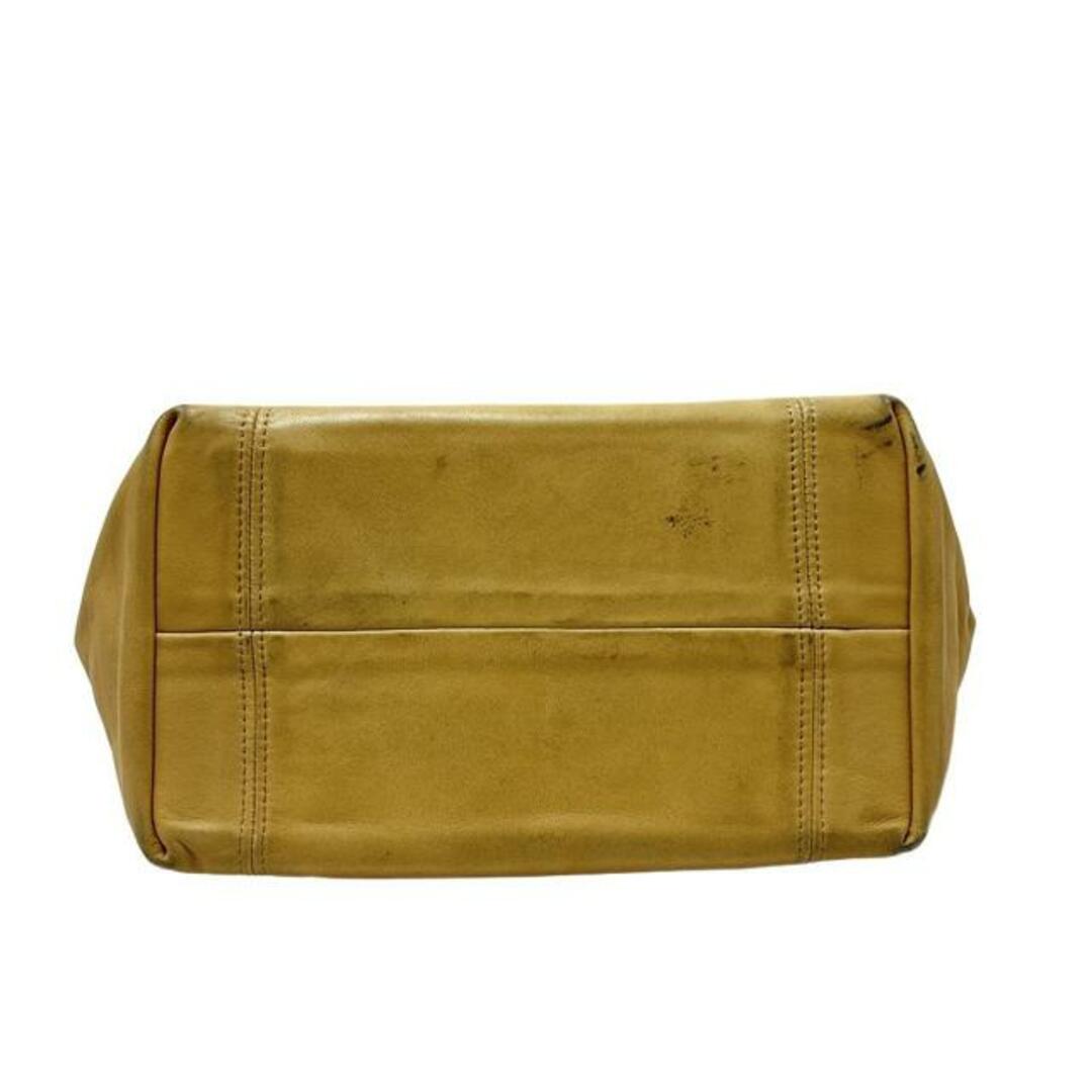 COACH - COACH(コーチ) ハンドバッグ - 4133 ベージュ レザーの COACH - COACH(コーチ) ハンドバッグ - 4133 ベージュ レザーの