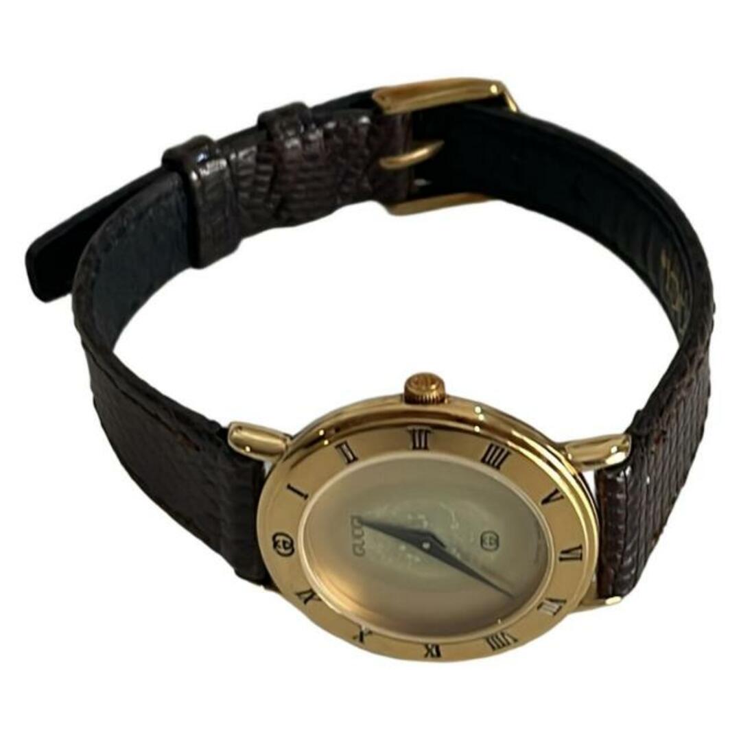 GUCCI - GUCCI(グッチ) 腕時計 - 3000L レディース ゴールドの GUCCI - GUCCI(グッチ) 腕時計 - 3000L レディース ゴールドの