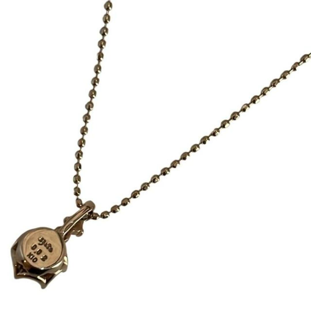 agete - agete(アガット) ネックレス美品 - K10PG×白 agete - agete(アガット) ネックレス美品 - K10PG×白