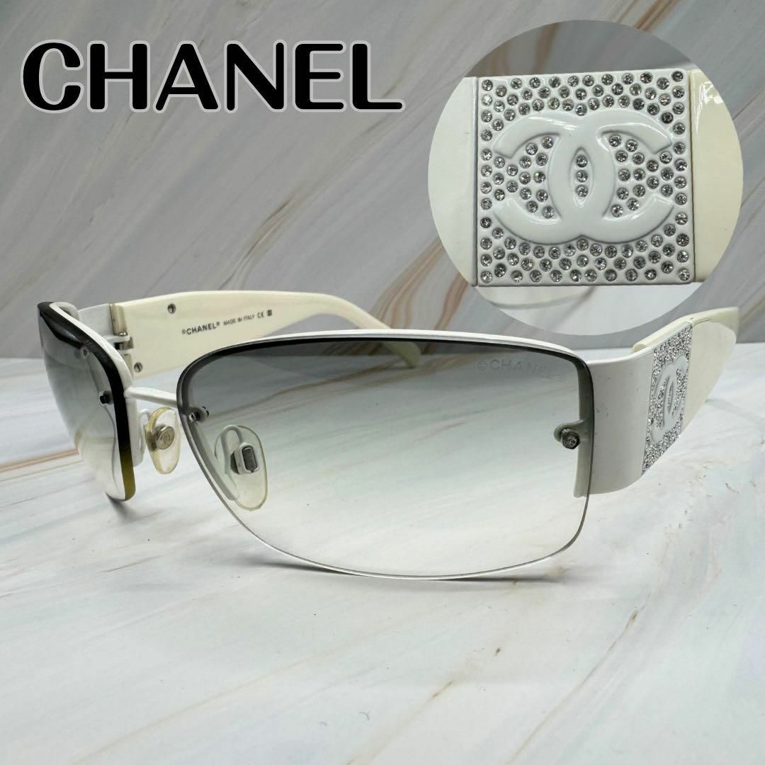 CHANEL - 【シャネル】サングラス ラインストーン ココマーク CHANEL - 【シャネル】サングラス ラインストーン ココマーク