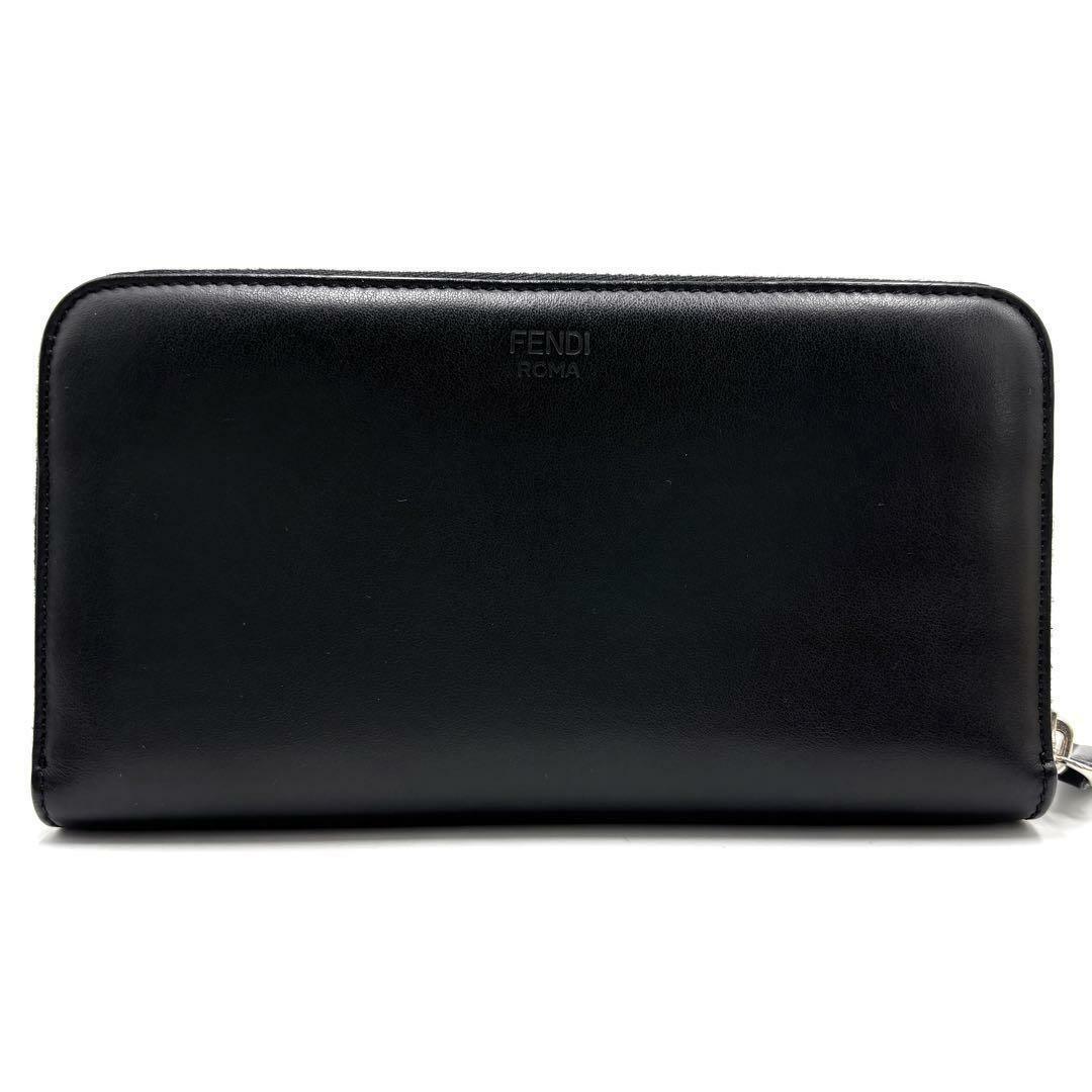 FENDI - FENDI フェンディ 長財布 バグズアイ モンスター レザー FENDI - FENDI フェンディ 長財布 バグズアイ モンスター レザー