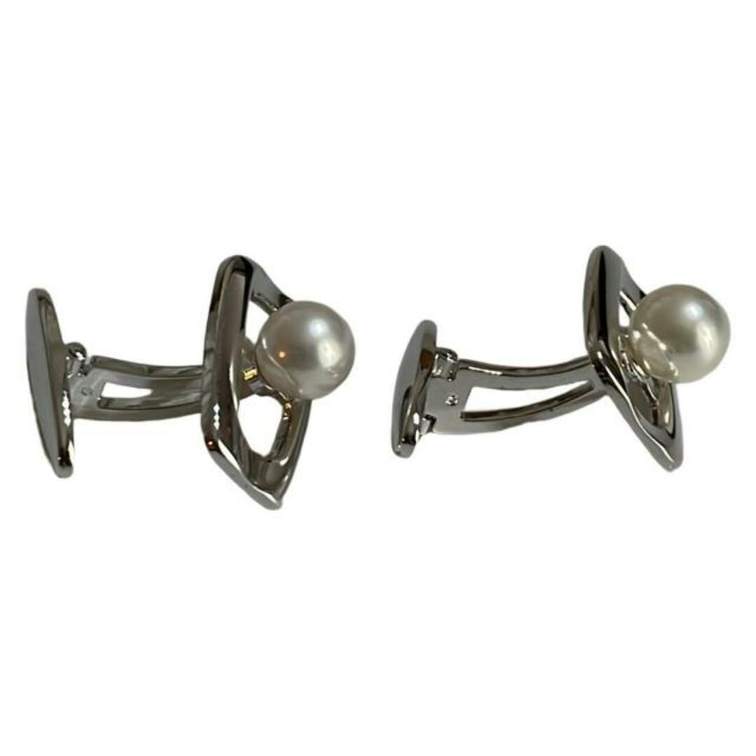 MIKIMOTO - mikimoto(ミキモト) カフス美品 - シルバー×パールの MIKIMOTO - mikimoto(ミキモト) カフス美品 - シルバー×パールの