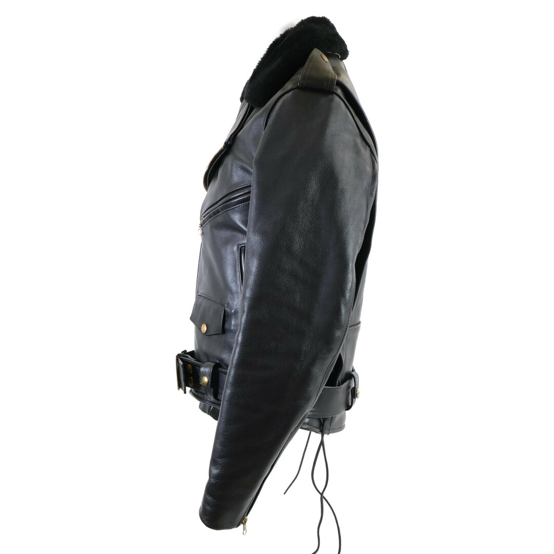 VANSON - バンソン 【美品】襟ボア サイドレースアップ レザー VANSON - バンソン 【美品】襟ボア サイドレースアップ レザー