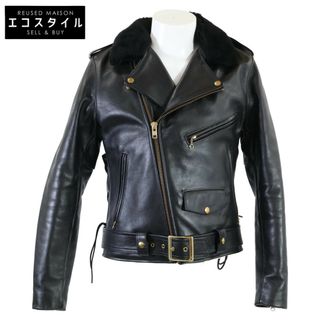 VANSON - バンソン 【美品】襟ボア サイドレースアップ レザー VANSON - バンソン 【美品】襟ボア サイドレースアップ レザー