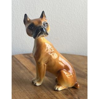 レトロ　ボクサーの置物(置物)