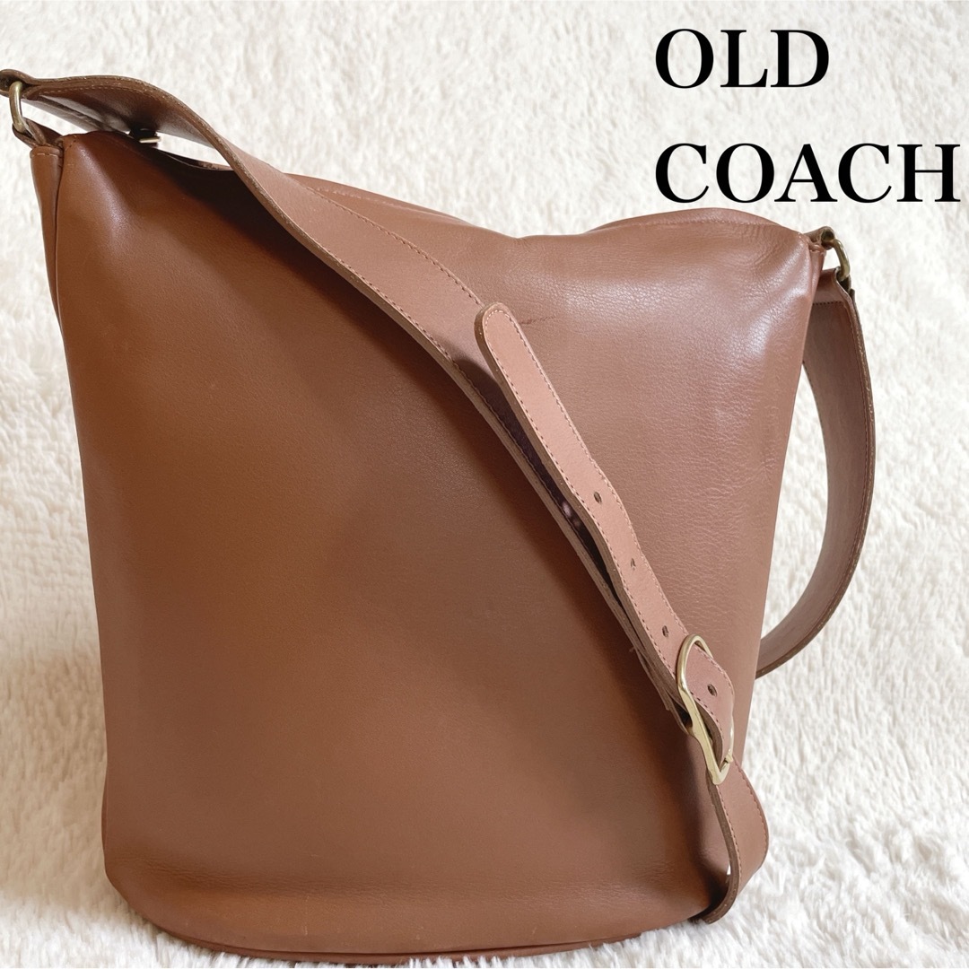 COACH - オールドコーチ COACH バケツ グラブタンレザー COACH - オールドコーチ COACH バケツ グラブタンレザー