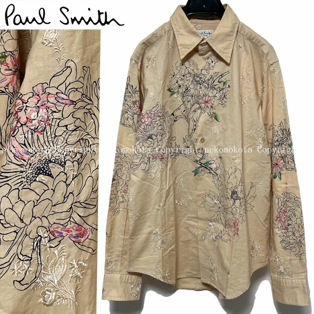 Paul Smith - ポールスミス ロンドン 花柄 刺繍 フラワー Paul Smith - ポールスミス ロンドン 花柄 刺繍 フラワー