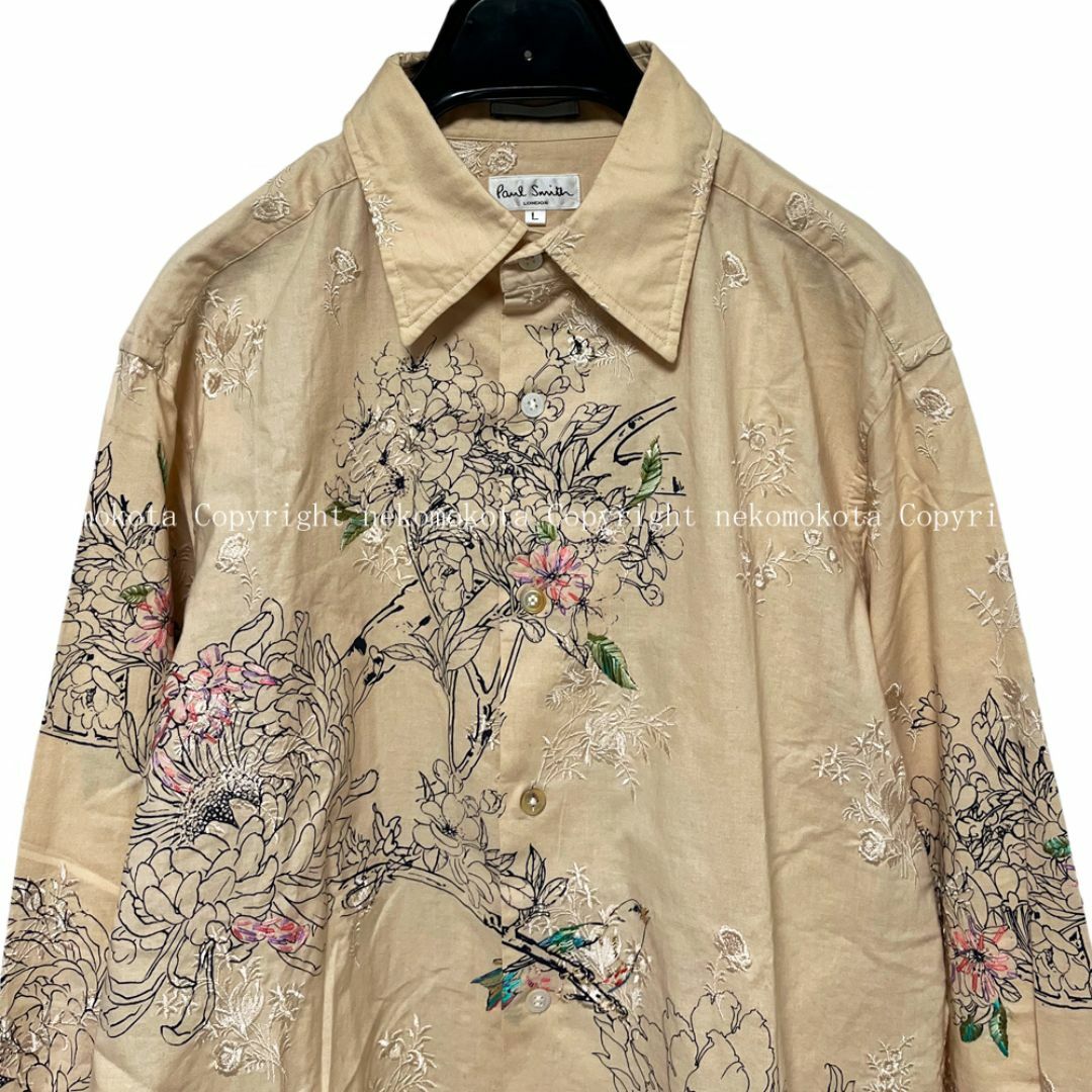 Paul Smith - ポールスミス ロンドン 花柄 刺繍 フラワー Paul Smith - ポールスミス ロンドン 花柄 刺繍 フラワー