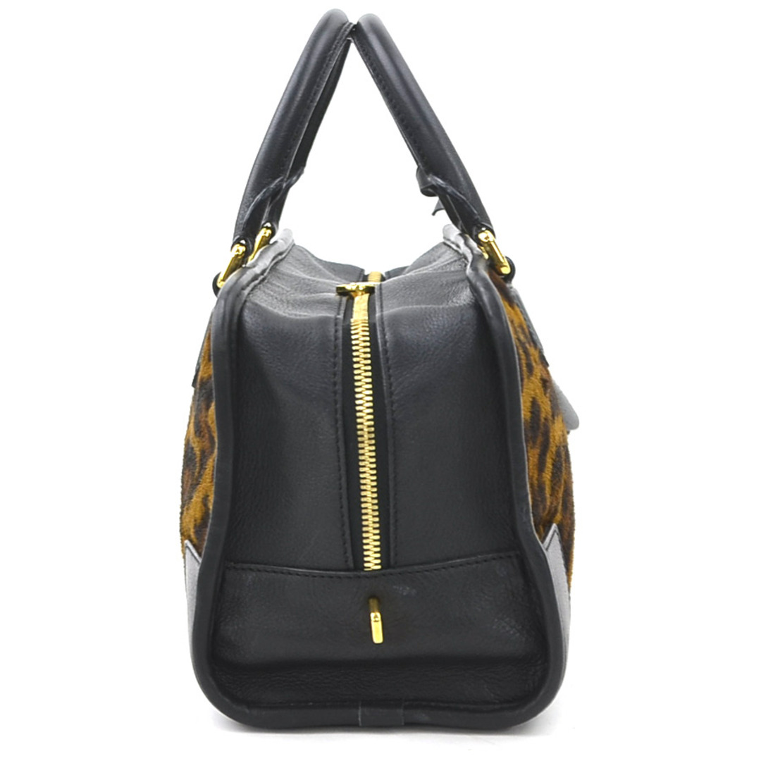 LOEWE - ロエベ LOEWE ハンドバッグ レオパード アマソナ ハラコ LOEWE - ロエベ LOEWE ハンドバッグ レオパード アマソナ ハラコ