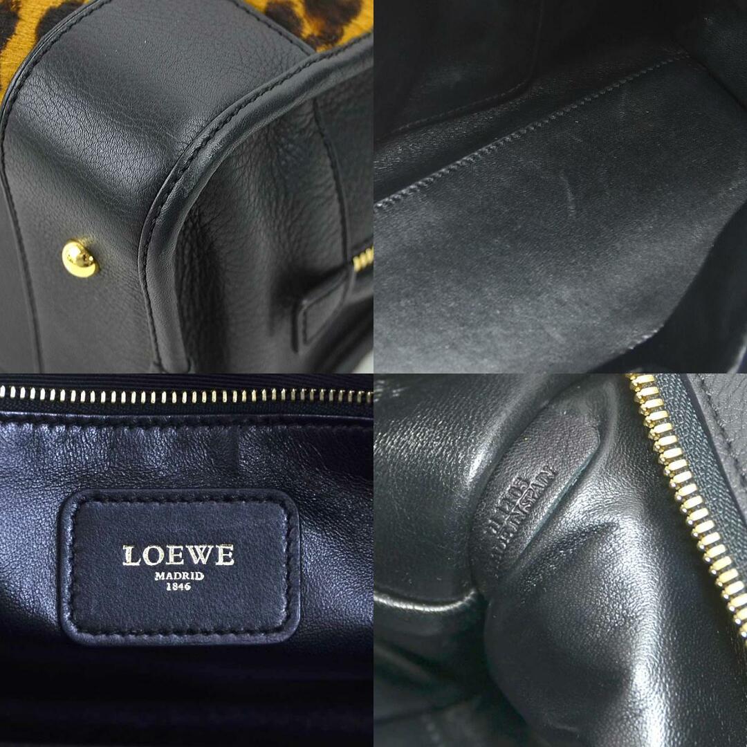LOEWE - ロエベ LOEWE ハンドバッグ レオパード アマソナ ハラコ LOEWE - ロエベ LOEWE ハンドバッグ レオパード アマソナ ハラコ