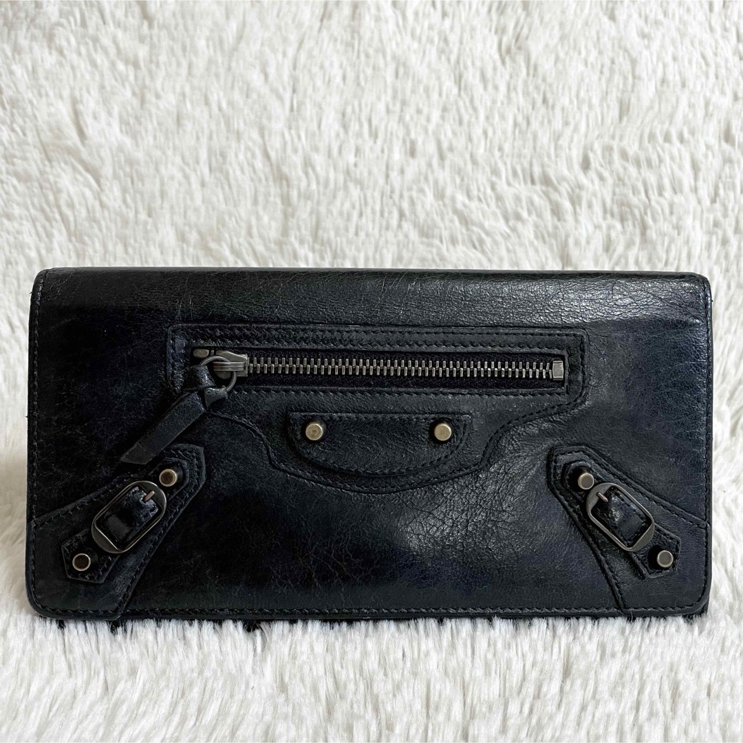 BALENCIAGA - 美品 BALENCIAGA シティ 長財布 折り財布 BALENCIAGA - 美品 BALENCIAGA シティ 長財布 折り財布