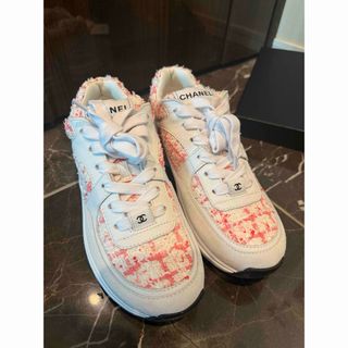 CHANEL - シャネル CHANEL スニーカー 靴 シューズ ラムスキン CHANEL - シャネル CHANEL スニーカー 靴 シューズ ラムスキン