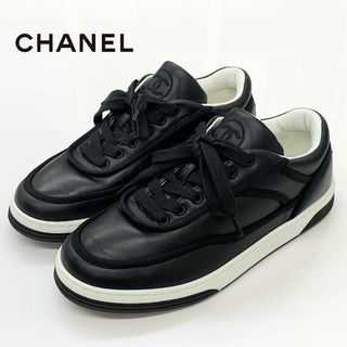 CHANEL - CHANEL(シャネル) スニーカー 35 レディース - 黒の CHANEL - CHANEL(シャネル) スニーカー 35 レディース - 黒の