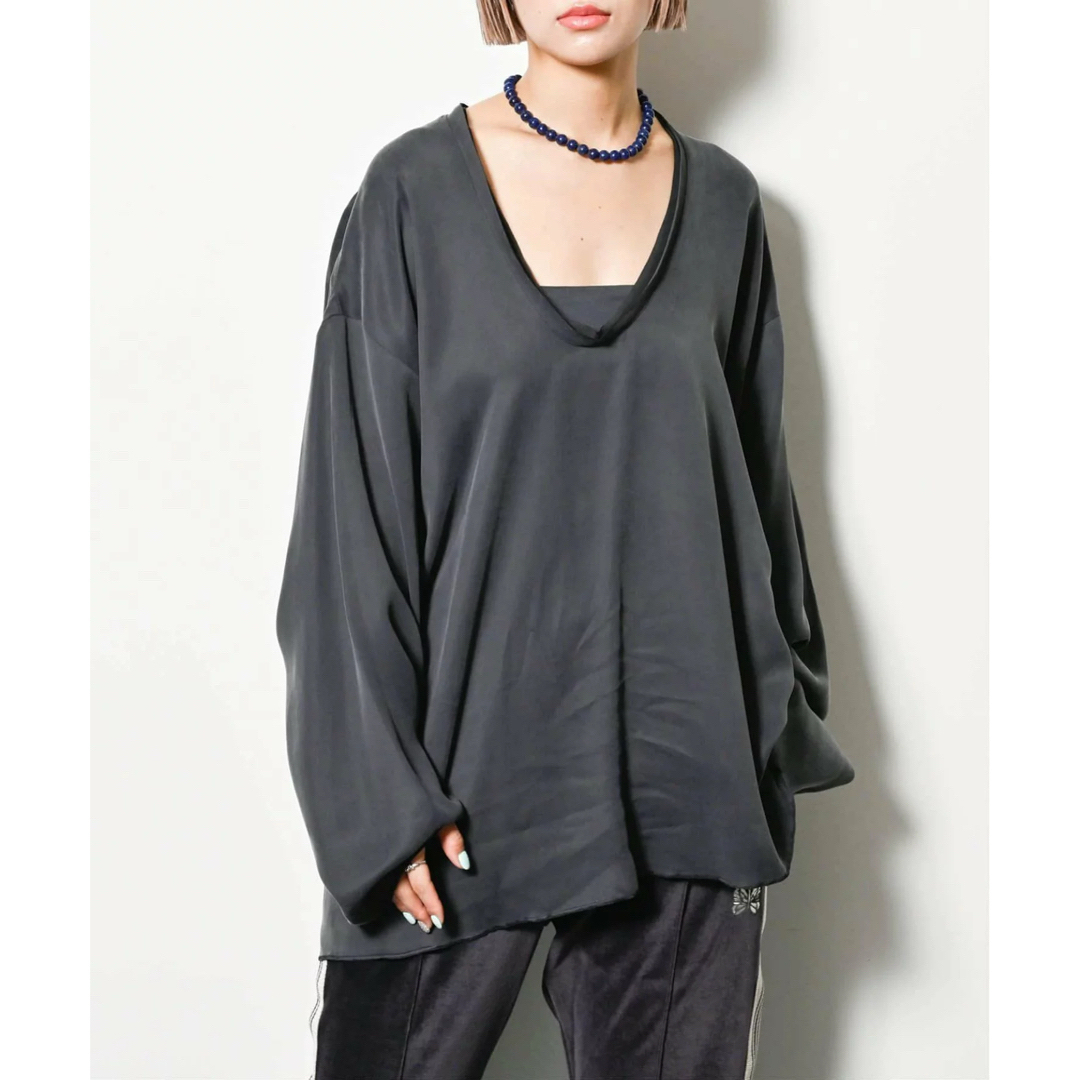 CITYSHOP - CITYSHOP 25SS DRAPE NECK ブラウスの通販 by R's CITYSHOP - CITYSHOP 25SS DRAPE NECK ブラウスの通販 by R's