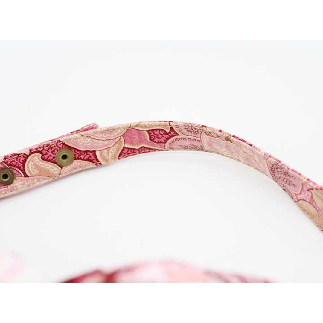 ETRO - エトロ 花柄ハンドバッグ ピンク系 レディース【中古 ETRO - エトロ 花柄ハンドバッグ ピンク系 レディース【中古