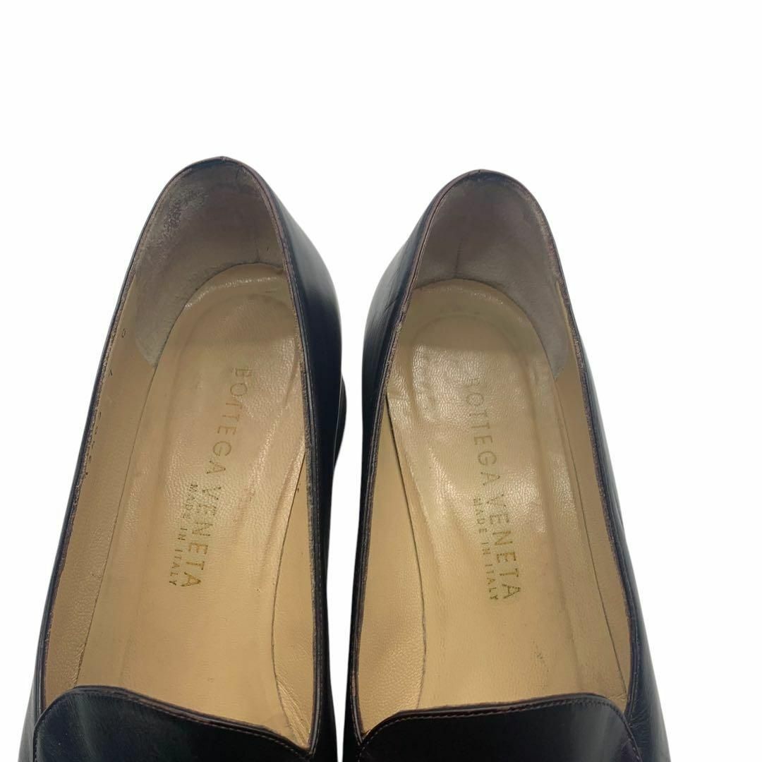 BOTTEGA VENETA - ボッテガヴェネタ ヒール ローファー 7 24cm BOTTEGA VENETA - ボッテガヴェネタ ヒール ローファー 7 24cm