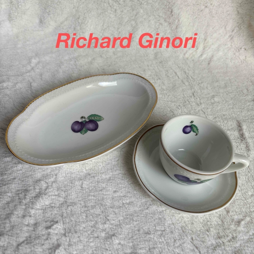 Richard Ginori - Richard Ginori カップ・ソーサー&プレート Richard Ginori - Richard Ginori カップ・ソーサー&プレート