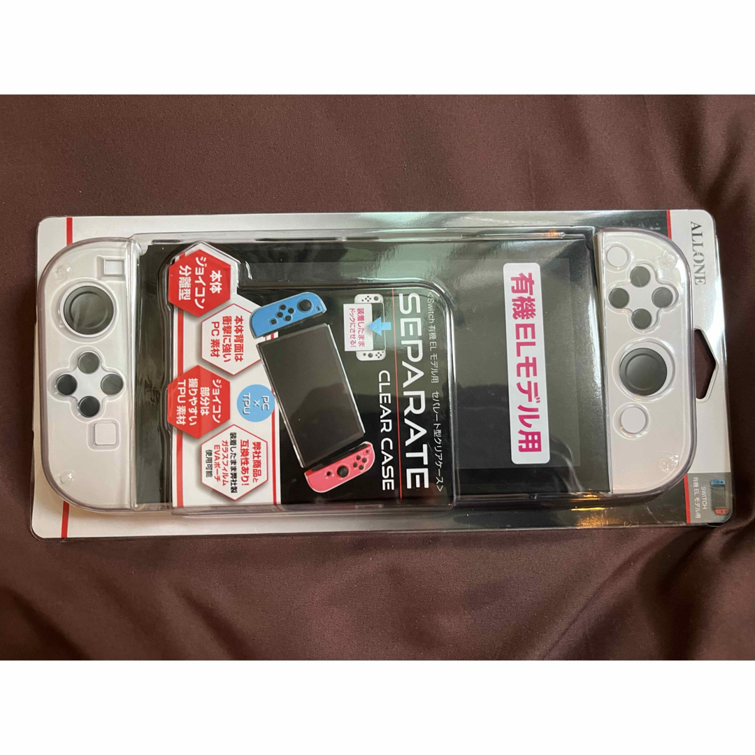 Switch 有機EL クリアケース エンタメ/ホビーのゲームソフト/ゲーム機本体(家庭用ゲーム機本体)の商品写真