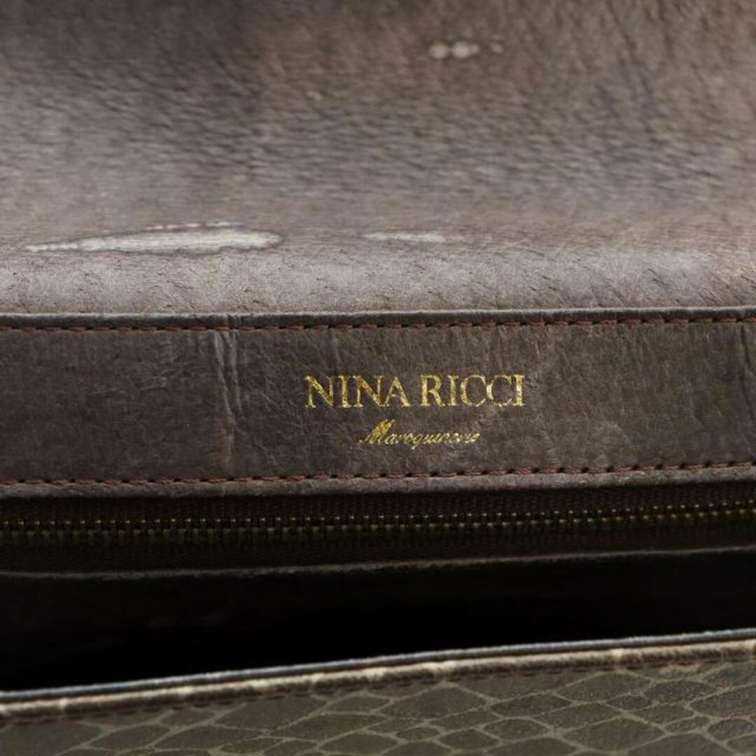 NINA RICCI - ニナリッチ ショルダーバッグ 斜め掛け アニマル柄 NINA RICCI - ニナリッチ ショルダーバッグ 斜め掛け アニマル柄