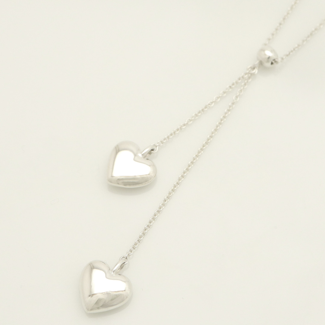 Tiffany & Co. - 【美品】TIFFANY&Co. ダブル ドロップ ハート Tiffany & Co. - 【美品】TIFFANY&Co. ダブル ドロップ ハート
