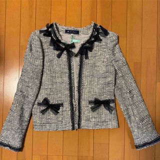 FOXEY - 新品同様!FOXEY カシミア100%ミンク襟ジャケット 38 FOXEY - 新品同様!FOXEY カシミア100%ミンク襟ジャケット 38