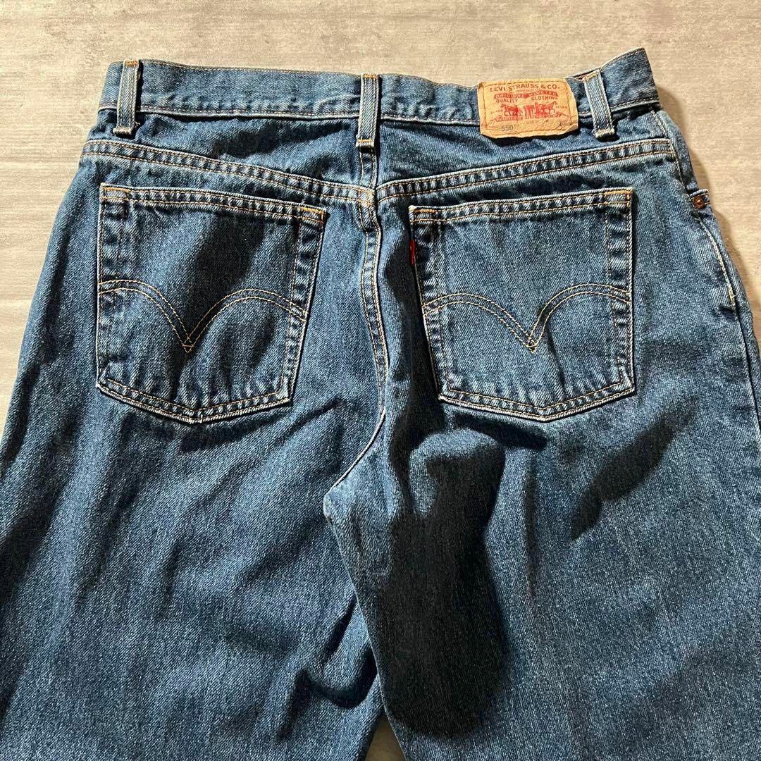 Levi's - 【メキシコ製、人気550】リーバイスブルーデニム濃 Levi's - 【メキシコ製、人気550】リーバイスブルーデニム濃