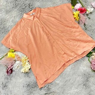 ユニクロ(UNIQLO)の【UNIQLO】レーヨン半袖ブラウス　リラックス　(M) ゆったり　とろみシャツ(Tシャツ(半袖/袖なし))