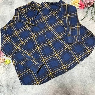 ユニクロ(UNIQLO)の【UNIQLO】フランネルチェックスキッパーシャツ(シャツ/ブラウス(長袖/七分))