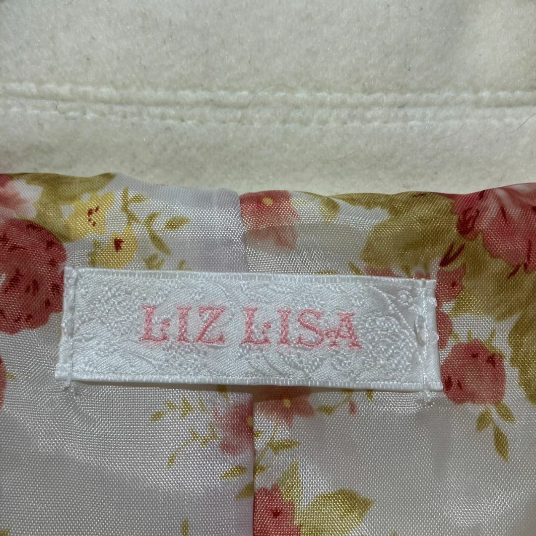 LIZ LISA - LIZLISA ◇リズリサ ポンチョ ホワイト 無地 リボン LIZ LISA - LIZLISA ◇リズリサ ポンチョ ホワイト 無地 リボン