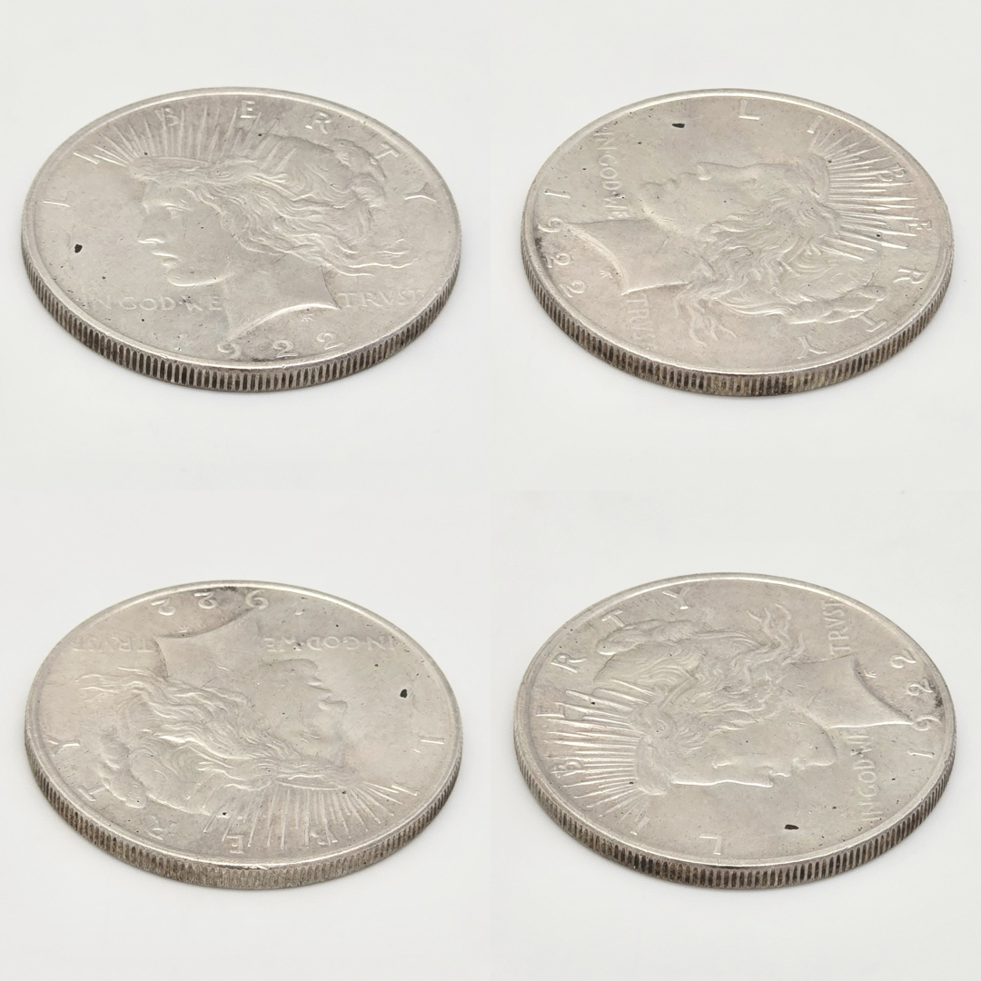 アメリカ USA 1922 ピースダラー 1ドル銀貨 38.1㎜ 26.63gの通販 アメリカ USA 1922 ピースダラー 1ドル銀貨 38.1㎜ 26.63gの通販