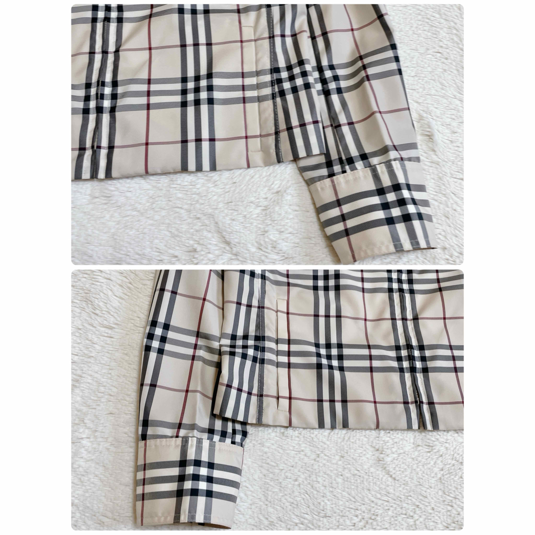 BURBERRY - 極美品 BURBERRY ノバチェック 比翼 ジップアップ BURBERRY - 極美品 BURBERRY ノバチェック 比翼 ジップアップ