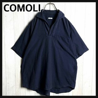 COMOLI - COMOLI コモリシャツ サックス SAX サイズ2の通販 by COMOLI - COMOLI コモリシャツ サックス SAX サイズ2の通販 by
