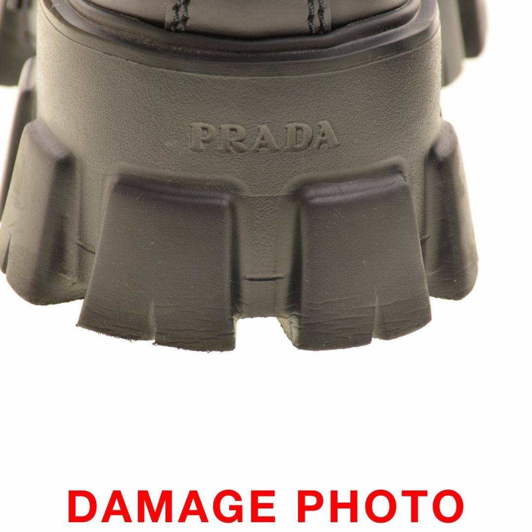 PRADA - 【PRADA】2UE007 モノリス ポーチ付 ブラッシュドレザー PRADA - 【PRADA】2UE007 モノリス ポーチ付 ブラッシュドレザー