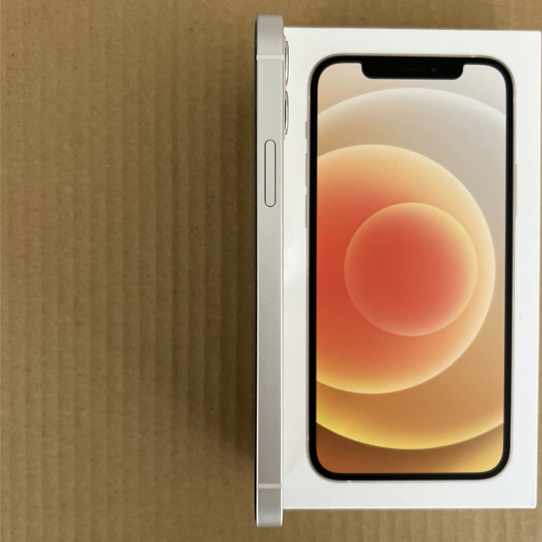 iPhone - 【美品】iPhone 12 64GB ホワイト SIMロック解除済の iPhone - 【美品】iPhone 12 64GB ホワイト SIMロック解除済の