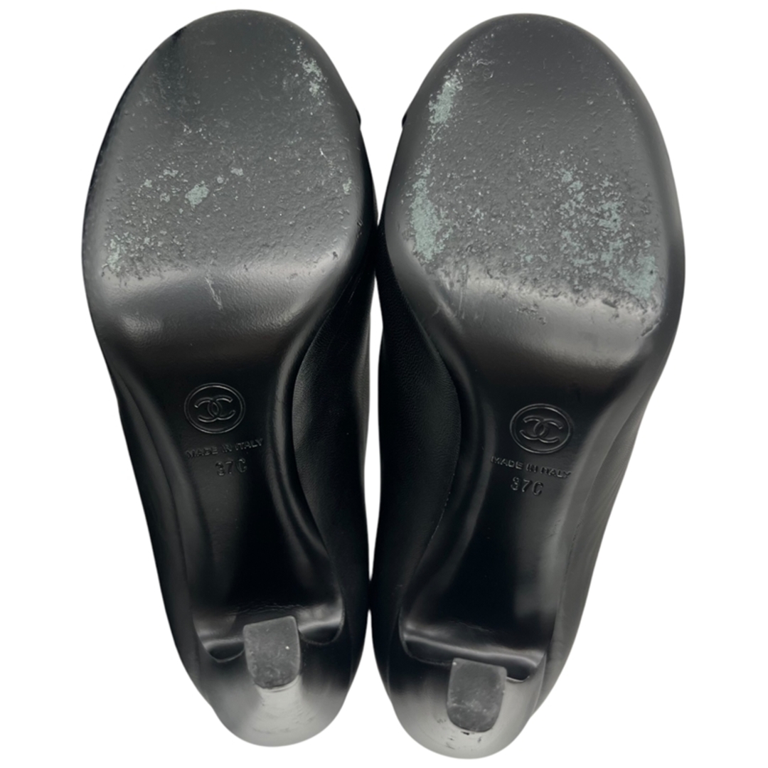 CHANEL - シャネル CHANEL ココマーク ヒールパンプス 37 G28994 CHANEL - シャネル CHANEL ココマーク ヒールパンプス 37 G28994
