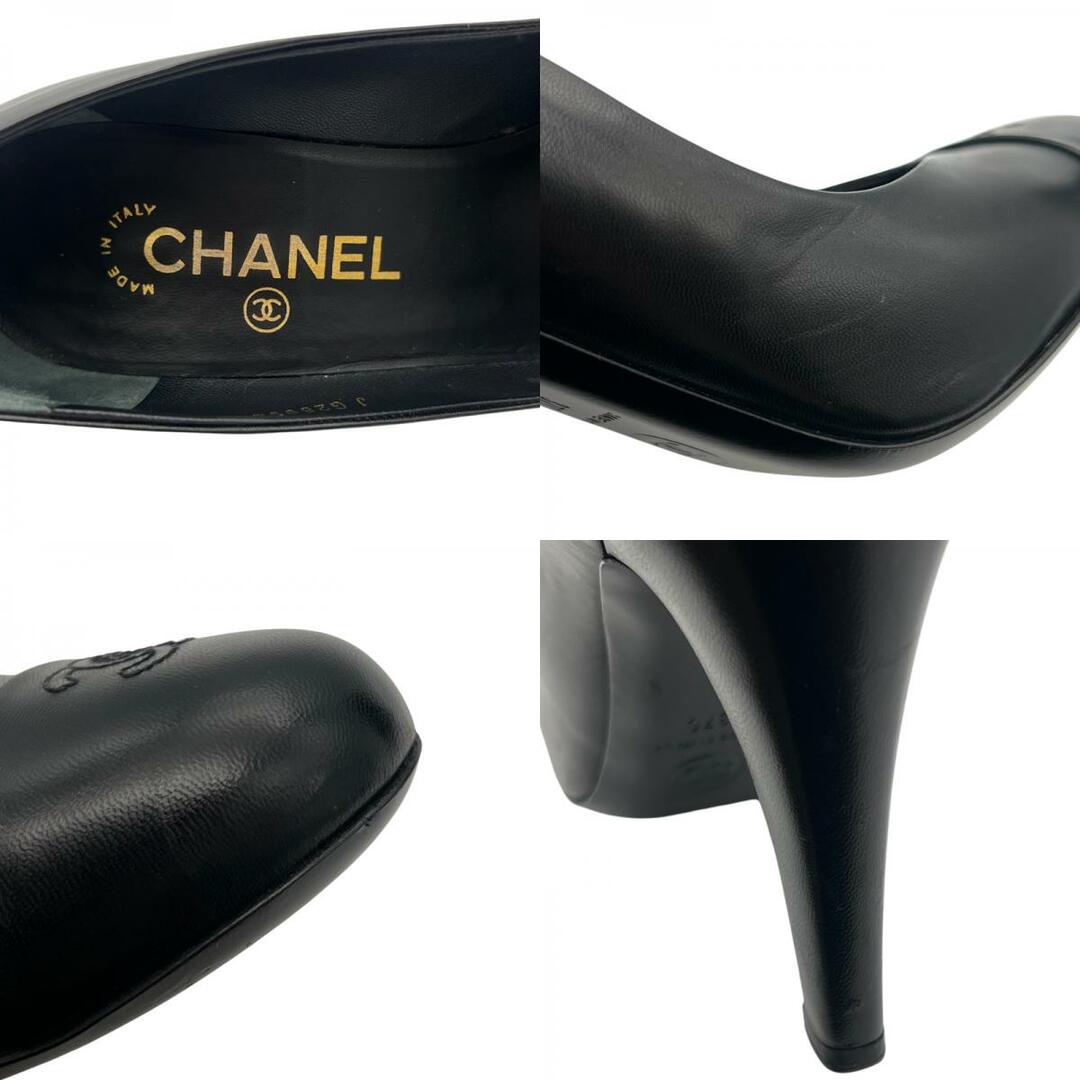 CHANEL - シャネル CHANEL ココマーク ヒールパンプス 37 G28994 CHANEL - シャネル CHANEL ココマーク ヒールパンプス 37 G28994