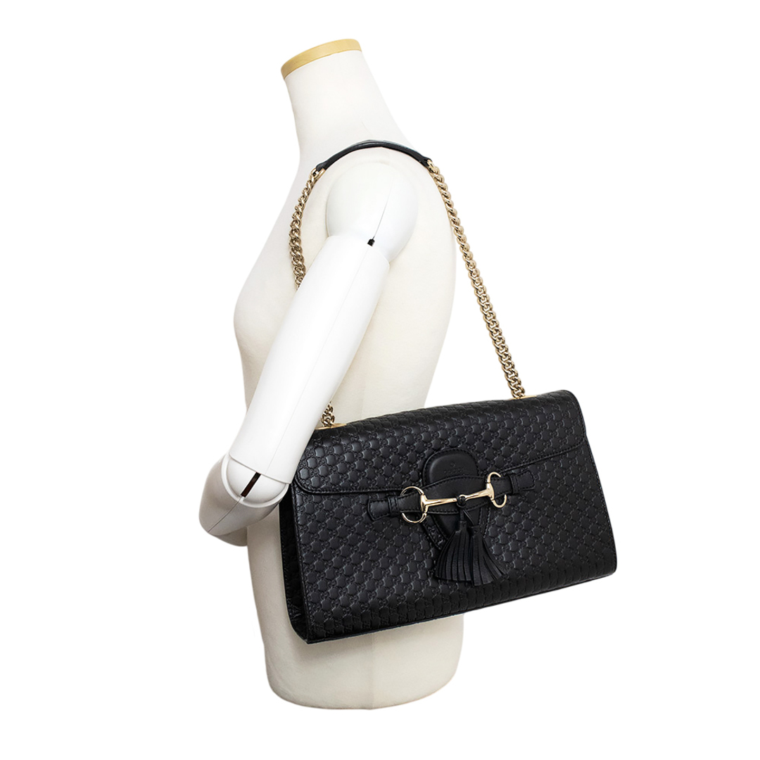 GUCCI - グッチ エミリー MM チェーン ショルダーバッグ GUCCI - グッチ エミリー MM チェーン ショルダーバッグ