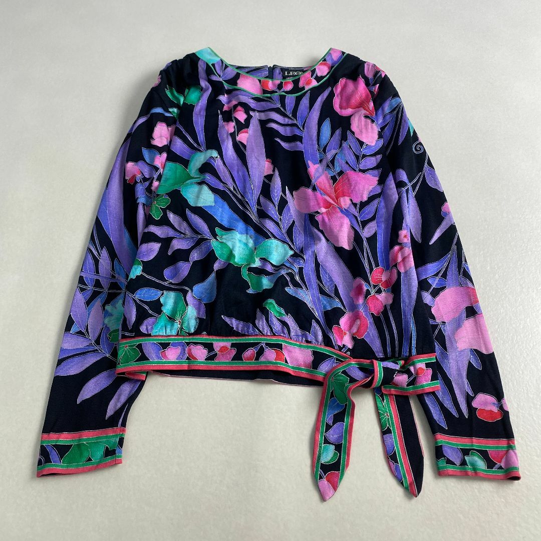 LEONARD - レオナール カットソー 花柄 グラデーション 綺麗 LEONARD - レオナール カットソー 花柄 グラデーション 綺麗