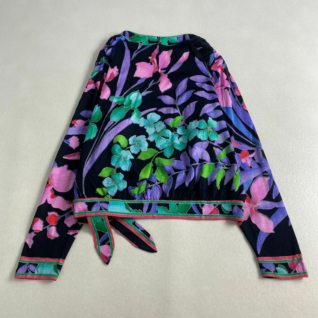 LEONARD - レオナール カットソー 花柄 グラデーション 綺麗 LEONARD - レオナール カットソー 花柄 グラデーション 綺麗
