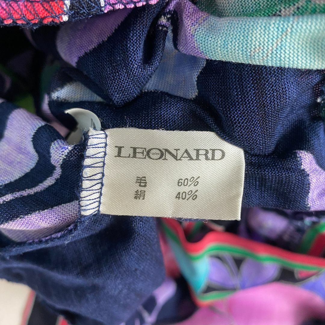 LEONARD - レオナール カットソー 花柄 グラデーション 綺麗 LEONARD - レオナール カットソー 花柄 グラデーション 綺麗