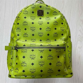 MCM - 未使用品 MCM クロコダイル型押し リュックサック ロゴ MCM - 未使用品 MCM クロコダイル型押し リュックサック ロゴ